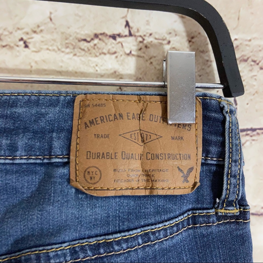 Men’s American Eagle knee slit skinny jean 30 x 32 - Picture 7 of 11